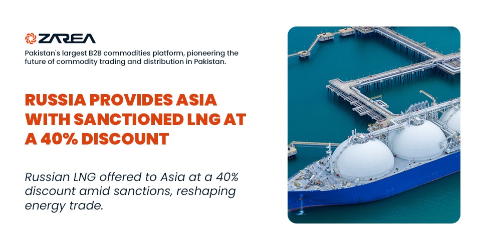 Russia Provides Asia with Sanctioned LNG at a 40% Discount
